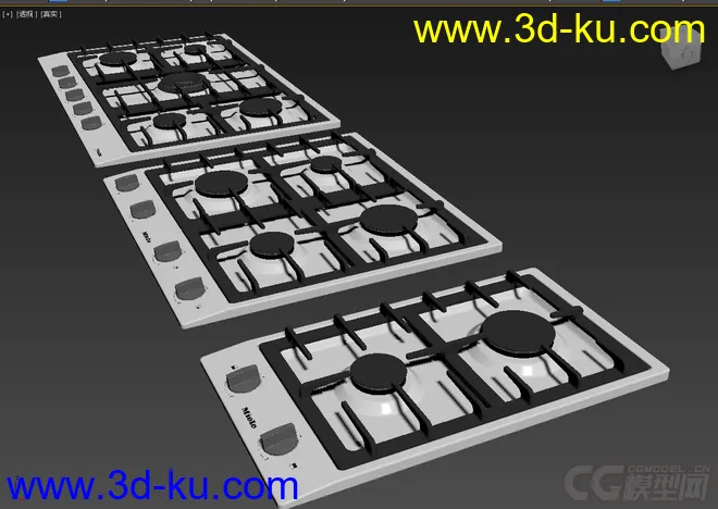 厨房用品，高精，写实，灶台模型的图片1