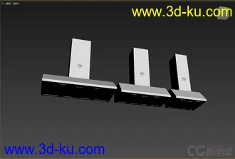 3D打印模型厨房用品，高精，写实，油烟机的图片