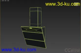 3D打印模型厨房用品，高精，写实，油烟机的图片