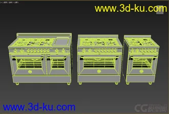 3D打印模型厨房用品，高精，写实，油烟机的图片