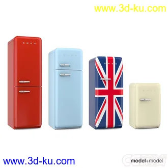 3D打印模型厨房用品，高精，写实，冰箱的图片