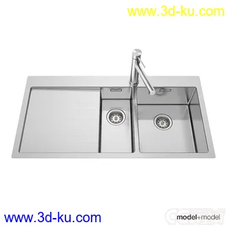 3D打印模型厨房用品，高精，写实，冰箱的图片