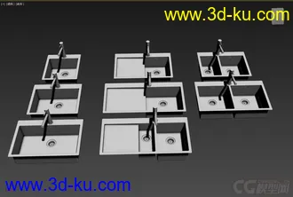 3D打印模型厨房用品，高精，写实，冰箱的图片