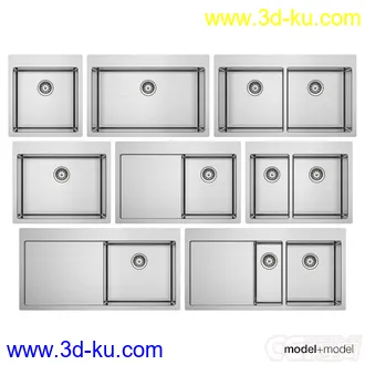 3D打印模型厨房用品，高精，写实，冰箱的图片