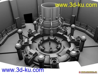 3D打印模型时空传送站 （附赠人模）的图片