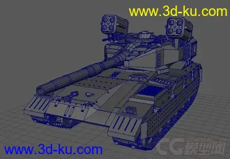 3D打印模型梅卡瓦/红狼坦克，新萌作品，请大神指点的图片