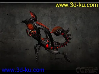 3D打印模型分享 个蝎子的图片