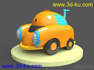 3D打印模型铅笔车的图片