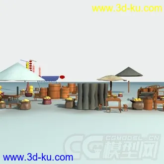 3D打印模型CG 古代小品的图片