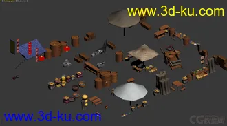 3D打印模型CG 古代小品的图片