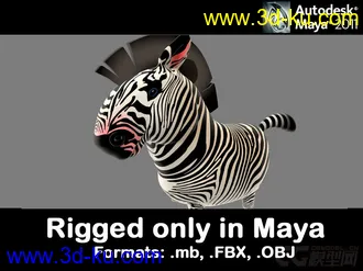 3D打印模型斑马斑马斑马的图片