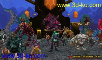 3D打印模型火炬之光 (场景+角色)的图片