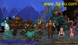 3D打印模型火炬之光 (场景+角色)的图片