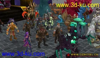 3D打印模型火炬之光 (场景+角色)的图片