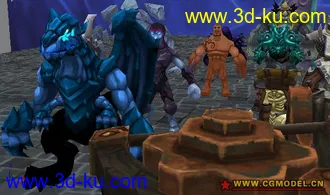 3D打印模型火炬之光 (场景+角色)的图片