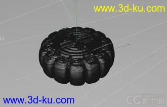 3D打印模型中秋月饼高模 mid-autumn festival mooncake的图片