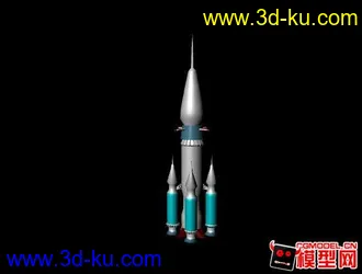 3D打印模型火箭的图片