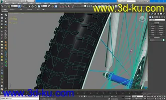 3D打印模型练习文件_自行车车轮_碟刹的图片
