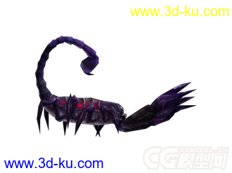 3D打印模型大钳子动物形态蝎子一枚带绑定的图片