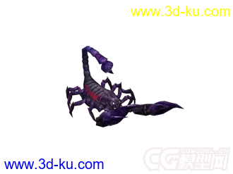 3D打印模型大钳子动物形态蝎子一枚带绑定的图片