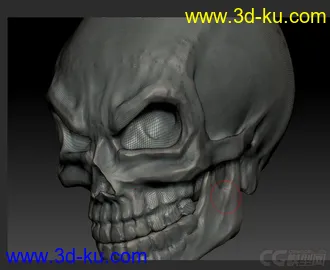 3D打印模型ZB 邪恶骷髅的图片