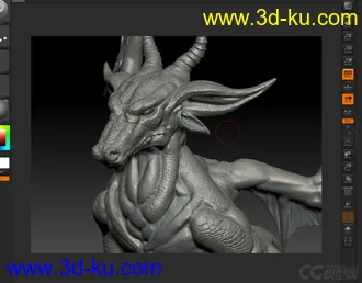 3D打印模型ZB 原创怪物 应该算是龙吧的图片