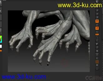 3D打印模型ZB 原创怪物 应该算是龙吧的图片