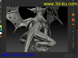 3D打印模型ZB 原创怪物 应该算是龙吧的图片