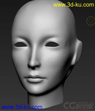 3D打印模型人体头像的图片