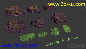 3D打印模型石头的图片