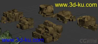 3D打印模型石头的图片