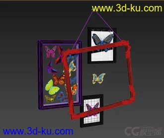 3D打印模型小摆件，高精，写实,相框，挂件的图片