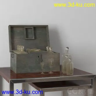 3D打印模型小摆件，高精，写实，复古，瓶子杯子的图片