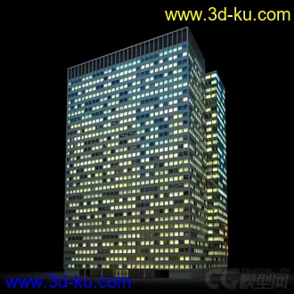 3D打印模型夜景配楼的图片