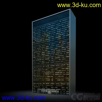 3D打印模型夜景配楼的图片