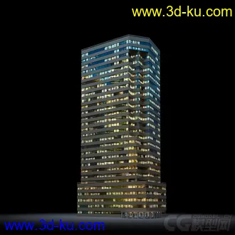 3D打印模型夜景配楼的图片