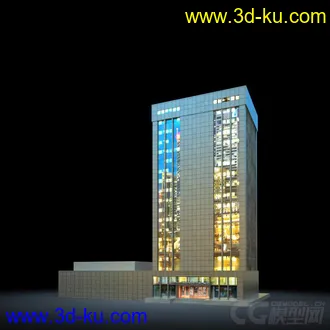 3D打印模型夜景配楼的图片