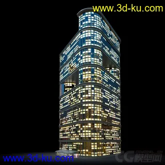 3D打印模型夜景配楼的图片