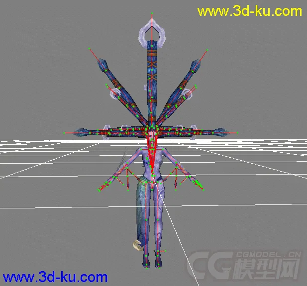 【卡尔共享8】《最终幻想X》系列2之原始模型召唤兽：冰女[PS2游戏机][日本SE]的图片1