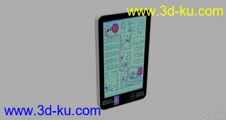 3D打印模型停车场部件 显示牌 导向牌 烟感器 指示灯的图片