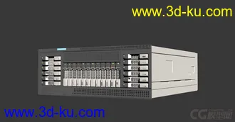 3D打印模型戴尔服务器 dell poweredge server  磁盘列阵 刀片式服务器的图片