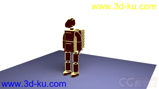 [blender模型]机器人简单的图片1