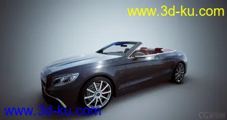 3D打印模型Mercedes-Benz S63 AMG Cabriolet 2017（max）的图片