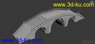 3D打印模型石桥的图片