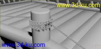 3D打印模型木桥的图片