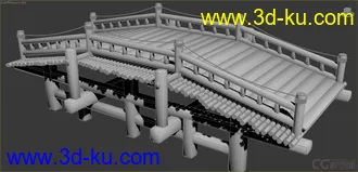3D打印模型木桥的图片