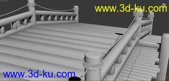 3D打印模型木桥的图片