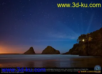 街道夜景-借站内模型做的材质的图片