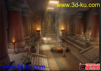 3D打印模型神殿的图片