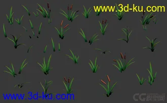 3D打印模型Q版影视动画  小草  各种合拼的图片